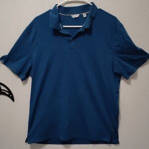 Calvin Klein Blue Polo Shirt Classic Design
